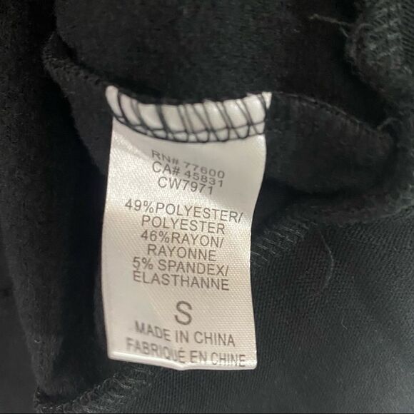 Chaser CHEERS Sweatshirt Black Metallic Graphic Womens Small NWT - Picture 7 of 7